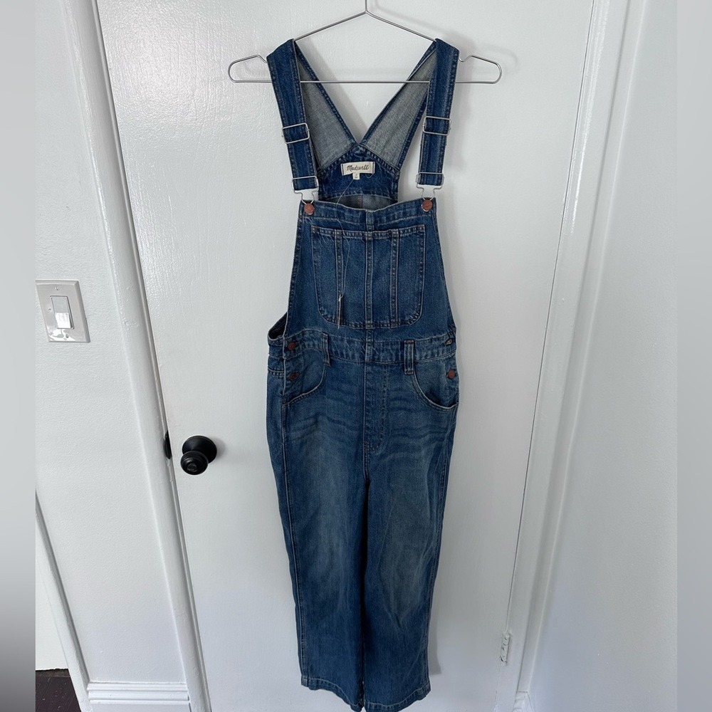 Madewell Blue Denim Overalls